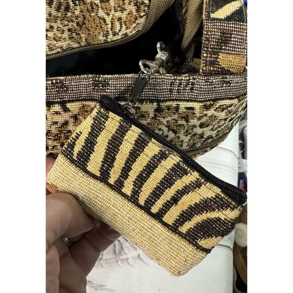 JADE Handbag/Tote Safari African Ethnic Tribal C/W Change Wallet - Picture 9 of 15